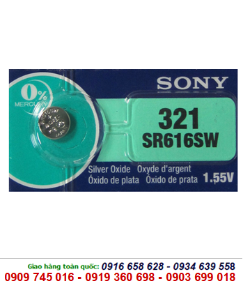 Sony SR616SW-321, Pin Sony SR616SW-321 silver oxide 1.55v chính hãng